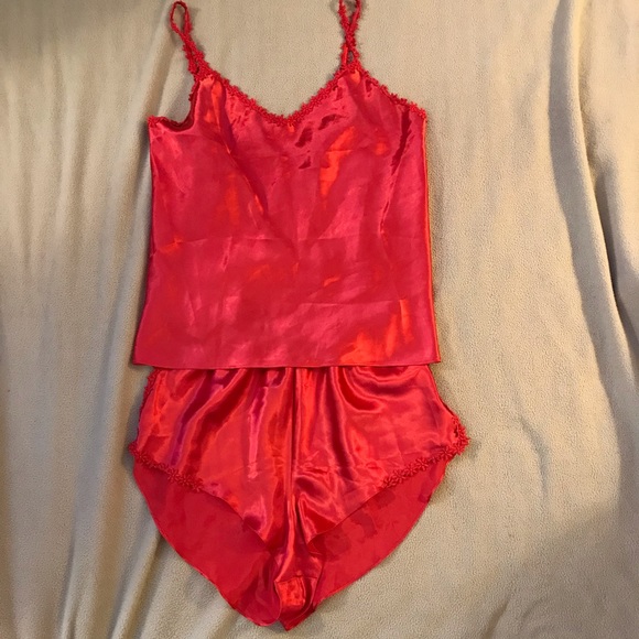 unknown Other - Vintage Italian Red Cami Set NWOT Large